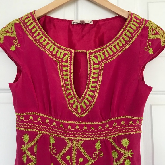 Nanette Lepore Dresses & Skirts - Nanette Lepore silk pink dress  size 2 EUC